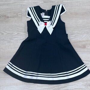 IRIS & IVY Toddler Girl Nautical Sailor Dress - Size 3T